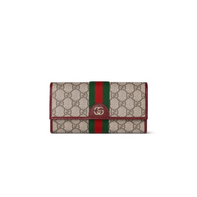 GUCCI OPHIDIA CONTINENTAL WALLET 838485 (19*10*3.5cm)
